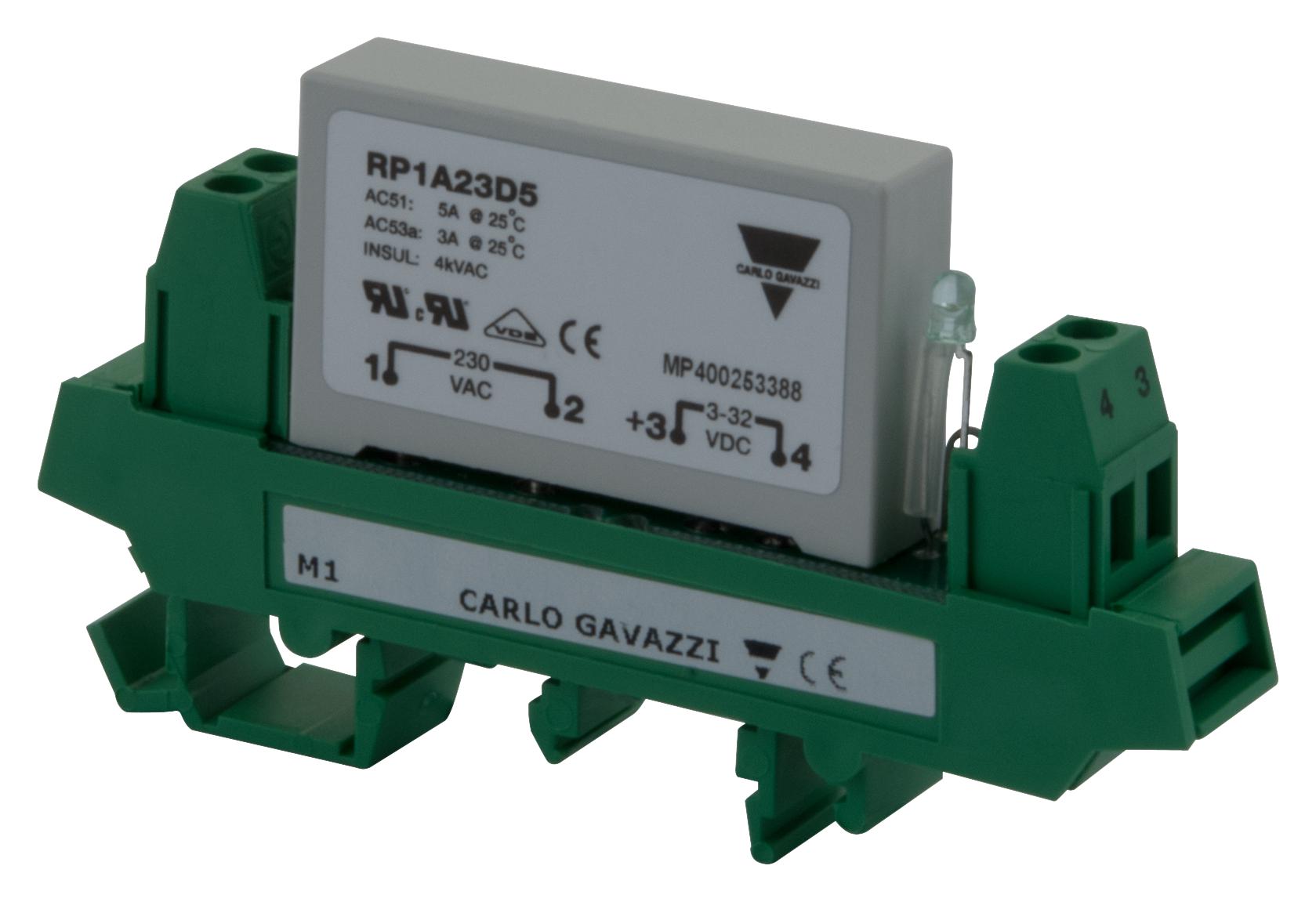 Carlo Gavazzi RP1A23D6M1 – Reliable AC Solid State Relay for Industrial Applications