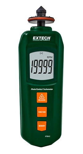 Extech RPM40 – Reliable Tachometer for Industrial Applications