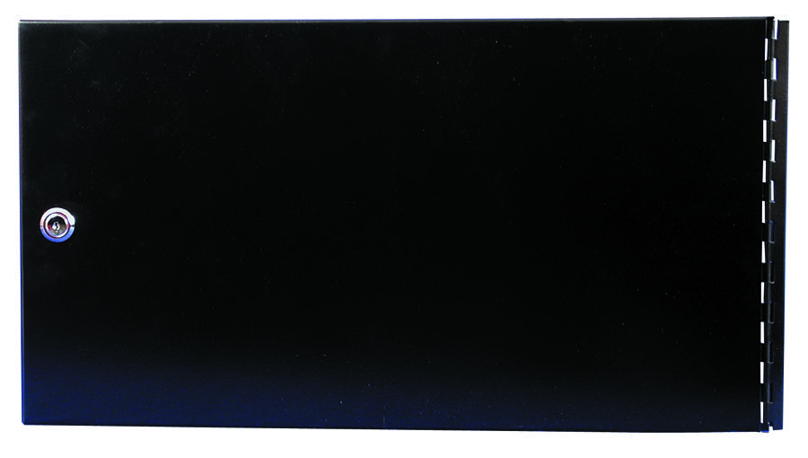 Hammond Series RSDP Rack Mounting Hinged Security Door: RSDP19017BK2