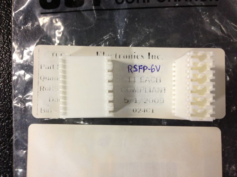 JST Series RSF High-Current Connectors: RSFP6V