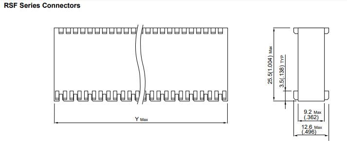 JST Series RSF: 7-Position Wire Connector and Locking Header