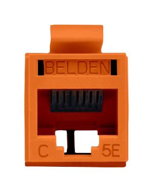 Belden RV5MJKUOR-B24 – Reliable CAT5E UTP Modular Jack for Industrial Applications