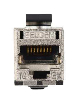 Belden Series 10GX Shielded Modular Jack: RVAMJKSMEB24