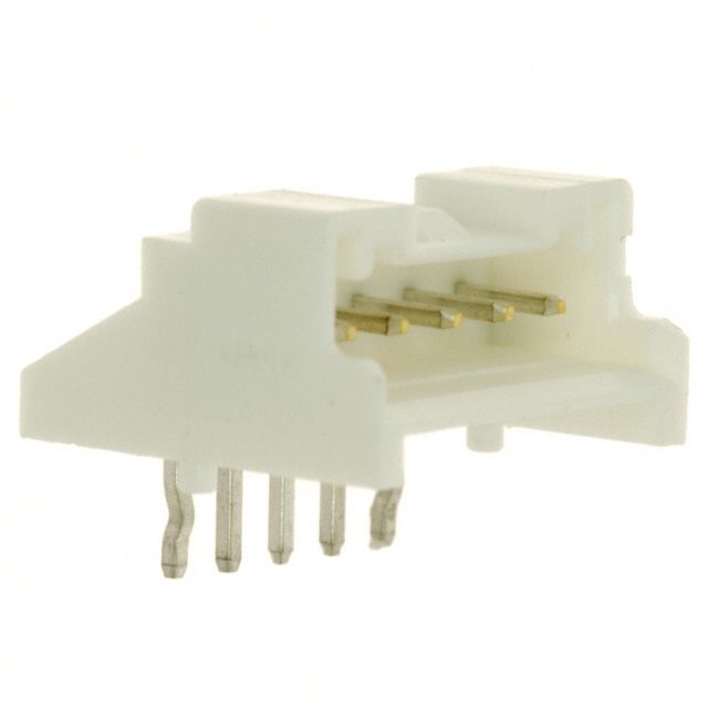 JST Series PA Connector: 2.0mm Pitch Five-Position Through-Hole Header