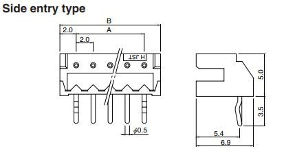 Buy JST DR Series Connector Header Part Number S08BDRLFSN Online