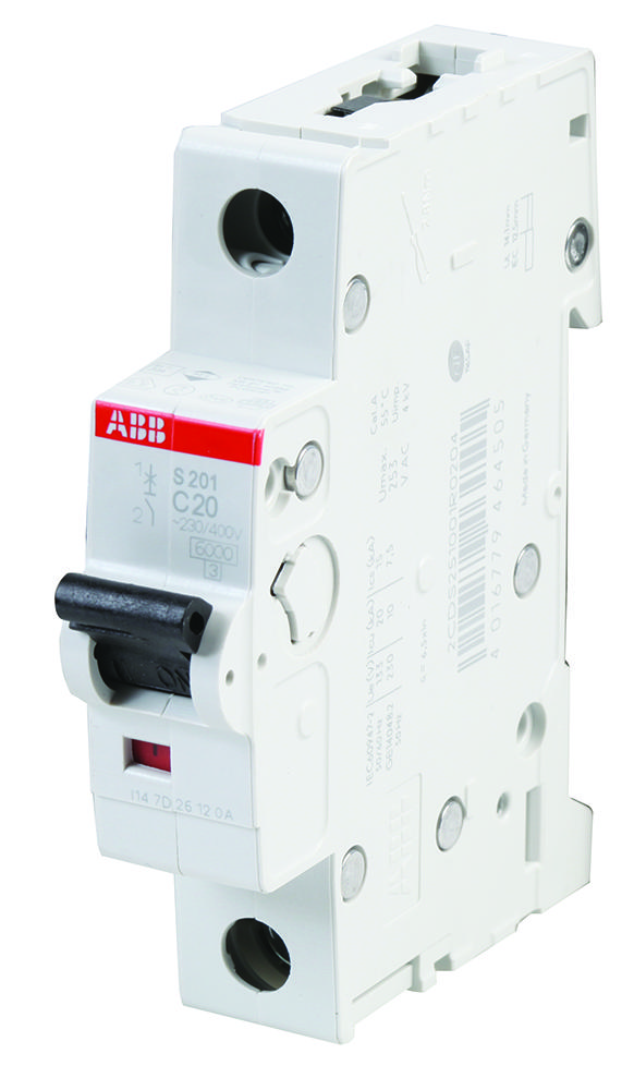 ABB Series S200 Miniature Circuit Breaker: S201C20