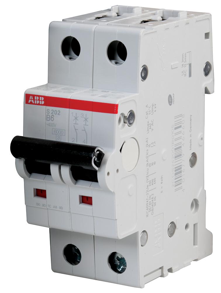 Buy Schneider Electric Miniature Circuit Breaker Part Number S202B6 Online