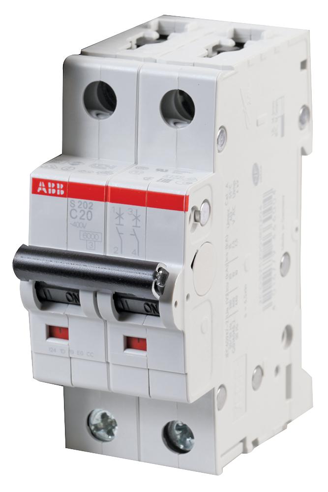 Schneider Series S200 Miniature Circuit Breaker: S202C20