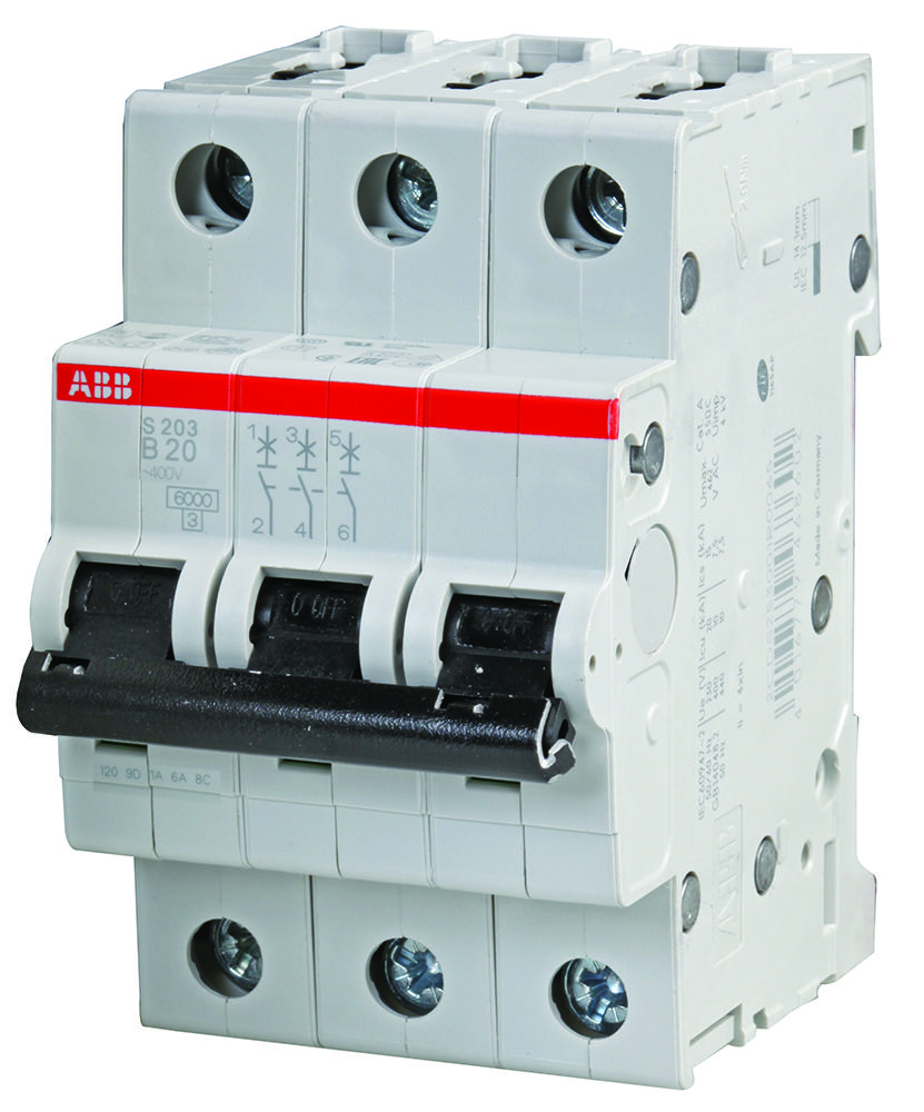Electra Series S200 Miniature Circuit Breaker: S203B20