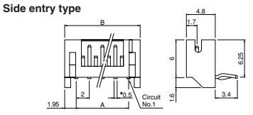 Buy JST PH Series Connector Header Part Number S2BPHKLFSN Online