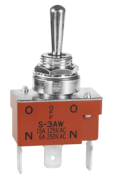 NKK Series S Standard Size Toggle Switch Part Number S3AWF