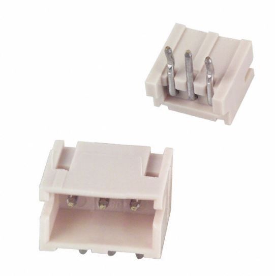 JST Series ZH 3-Position Right-Angle Connector: S3BZRLFSN