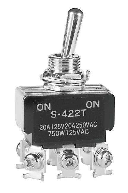 Rockers Series S High Capacity Toggle Switch: S422T