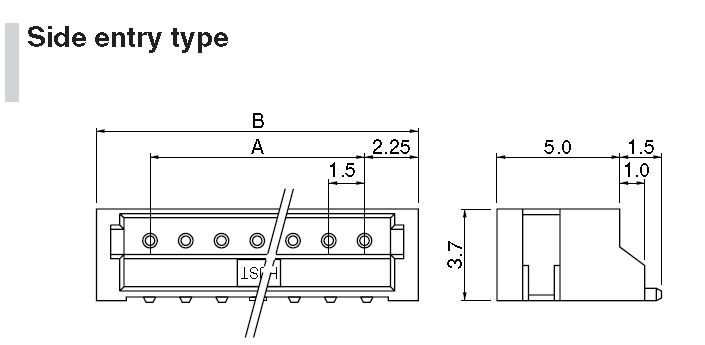 JST Series ZH 4-Position Connector: S4BZRSM4ATFLFSN