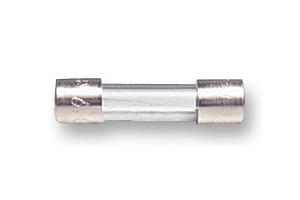 Cooper Series S500 Fuses: 5x20mm Fast-Acting Glass Tube Fuse: S500250R
