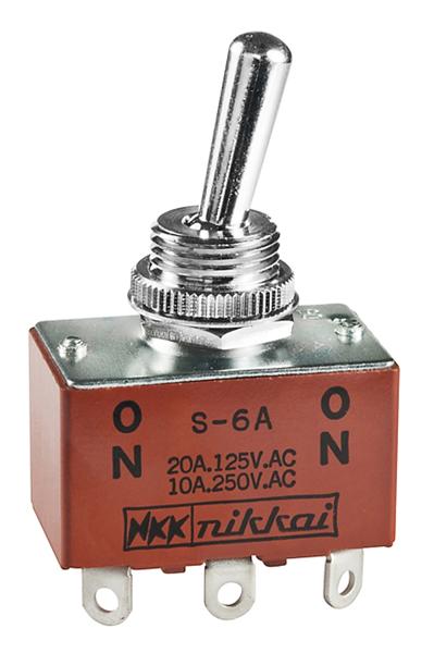 NKK Series S Toggle Switches Reliable Industrial Control Part Number S6A
