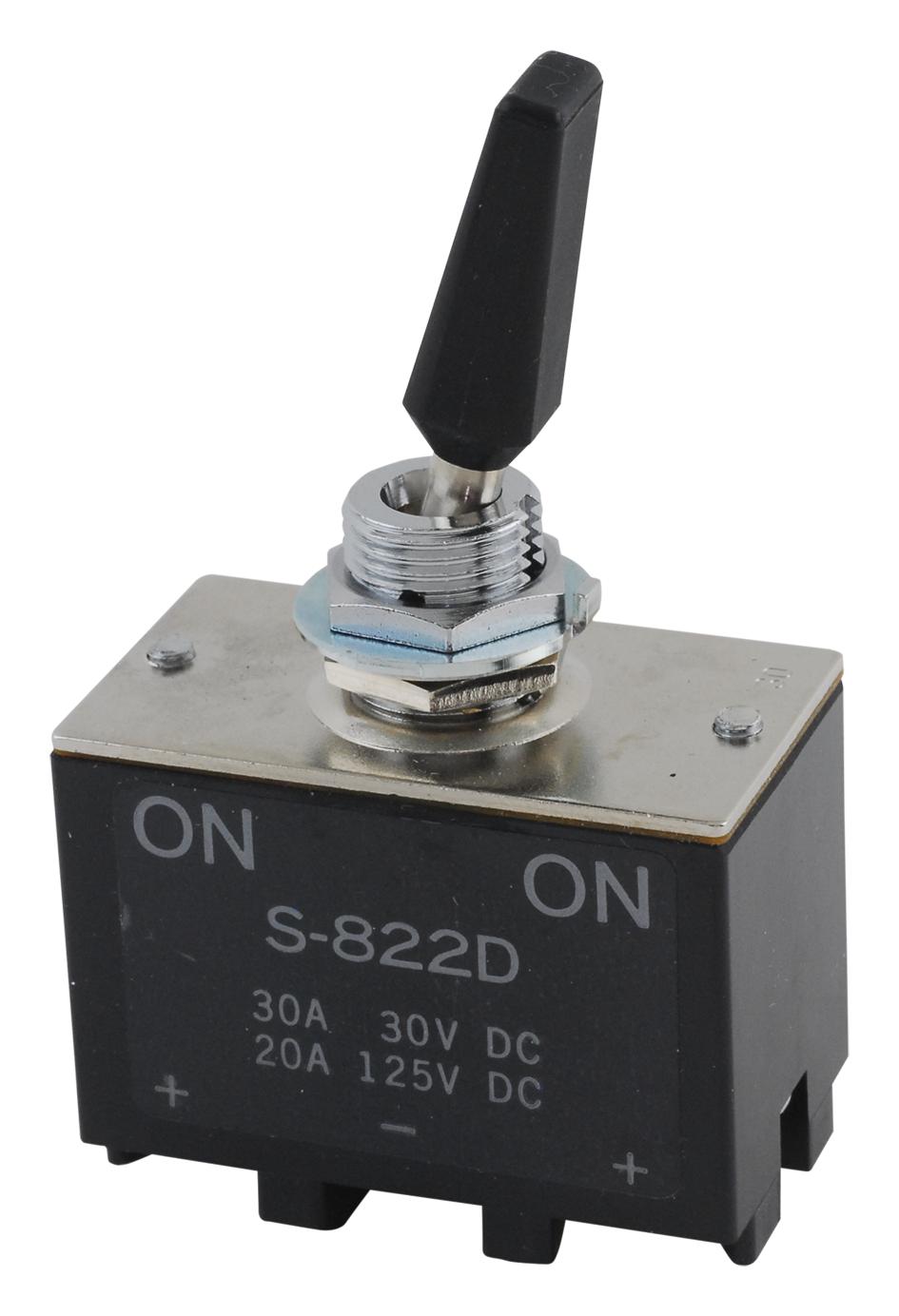 NKK S822D – Reliable Industrial DPDT Toggle Switch for High-Voltage Applications