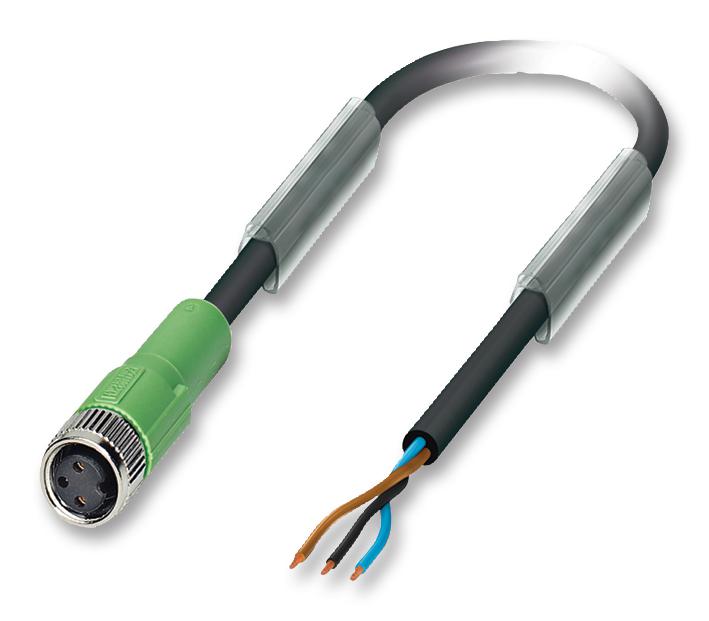 Phoenix Contact Series Sensor/Actuator Cable: SAC3P100PURM8FS