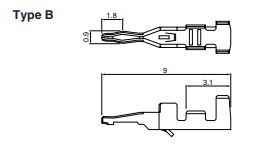 Buy JST 2.0mm Pitch Board-in Crimp Style Connector Part Number SAN002T08K Online