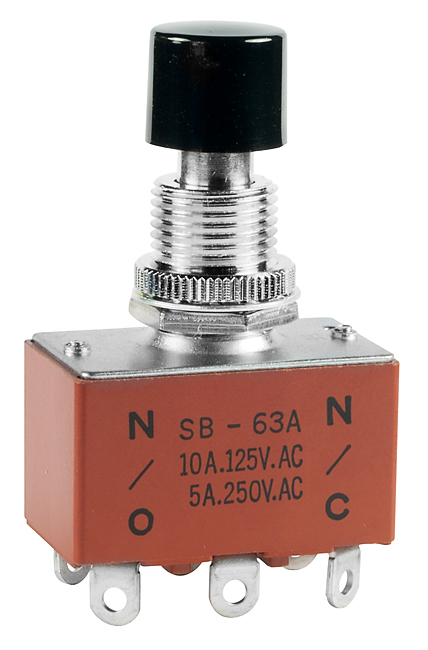 Buy NKK Series SB Low/Medium Capacity Pushbuttons Part Number SB63A Online