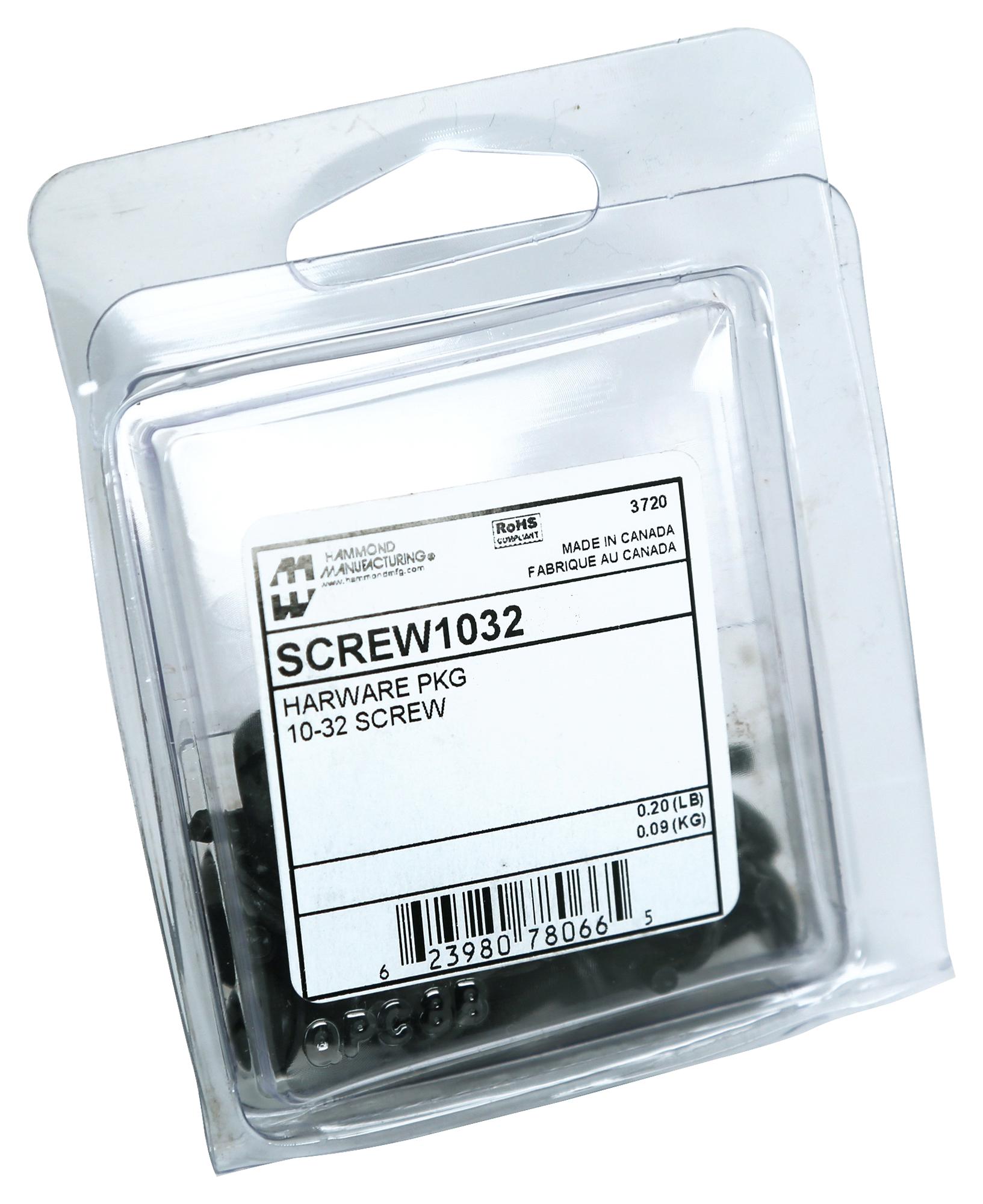 Hammond Mfg 10-32 U–2013 Reliable Rack Screws for Industrial Applications