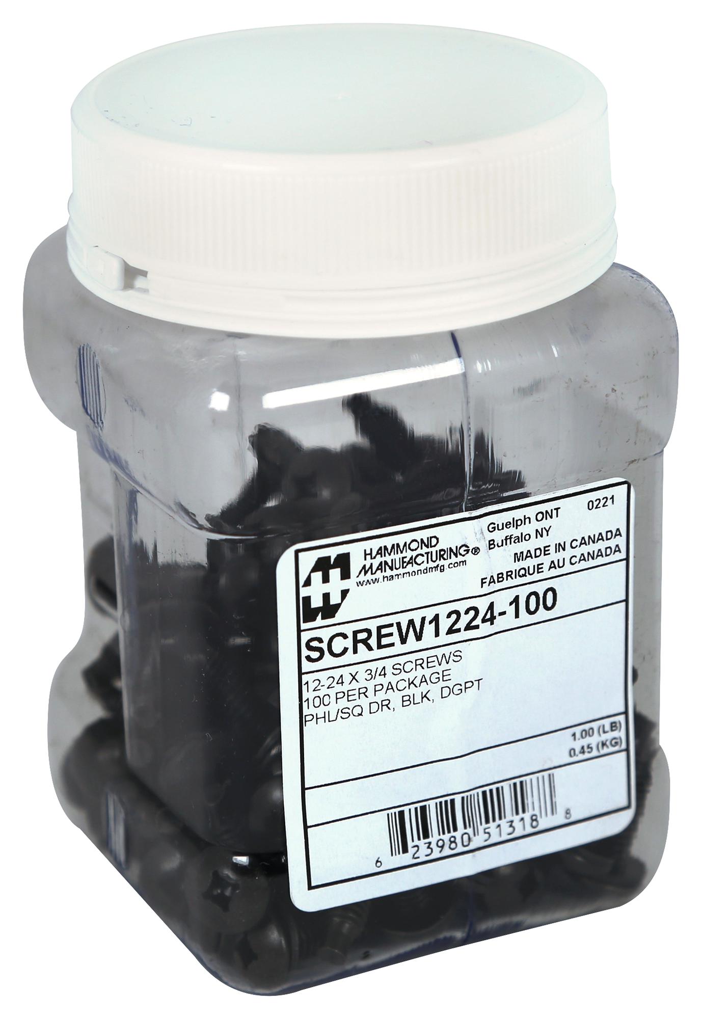 Hammond Series Screw: Rack Screws with Pilot Point Model SCREW1224100