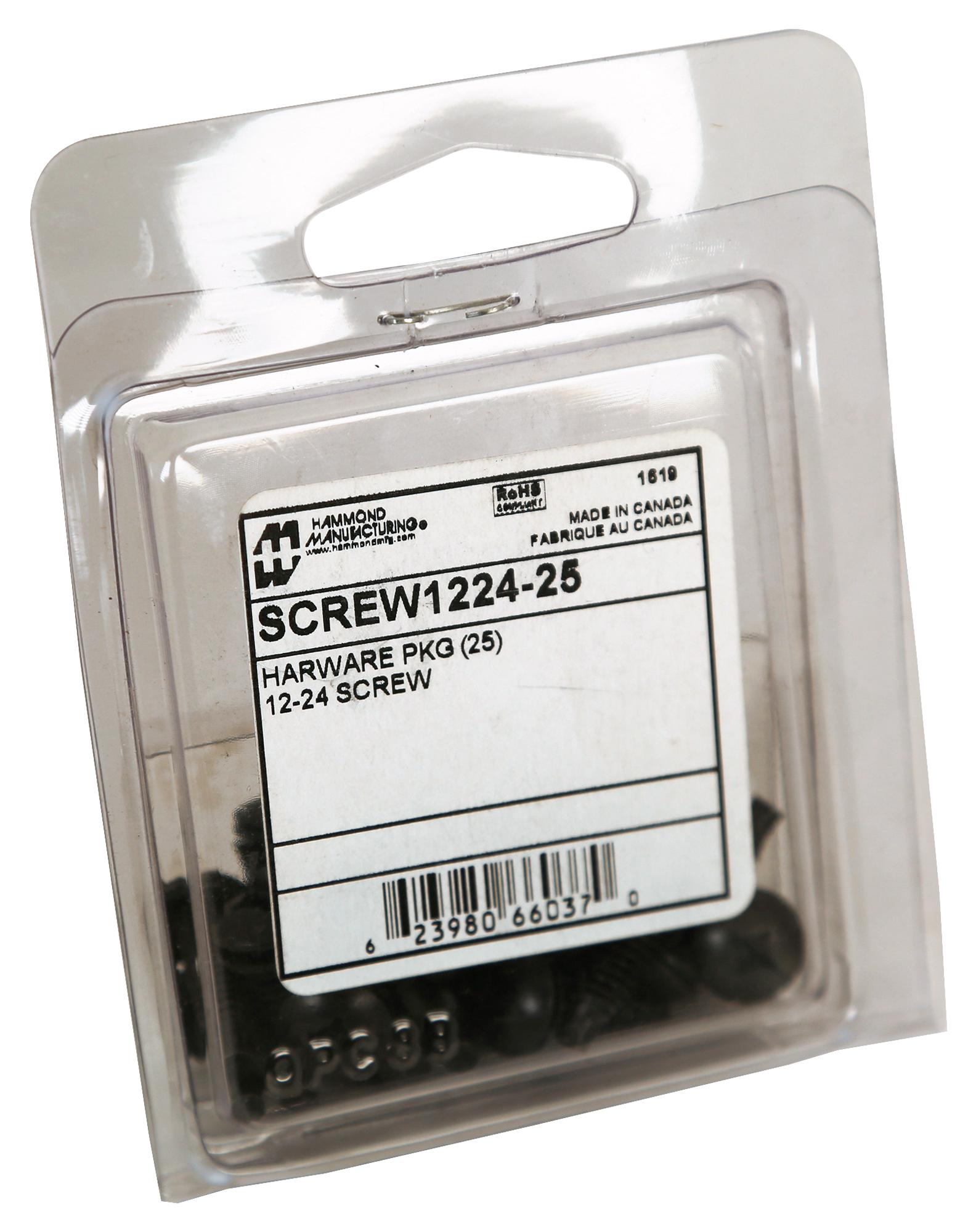 Hammond 122425 – Reliable Rack Screws with Pilot Point for Industrial Applications