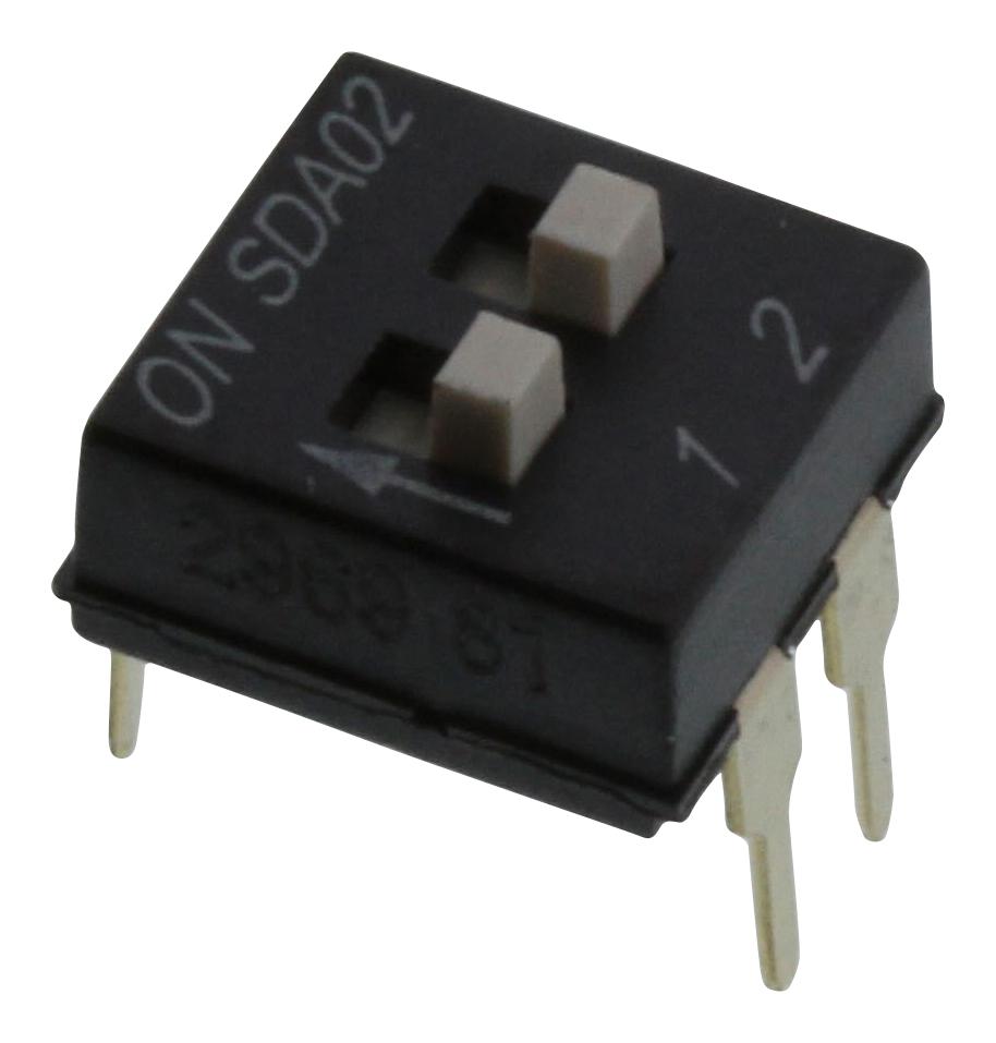 C&K Series SDA Low Profile DIP Switches: SDA02H1BD