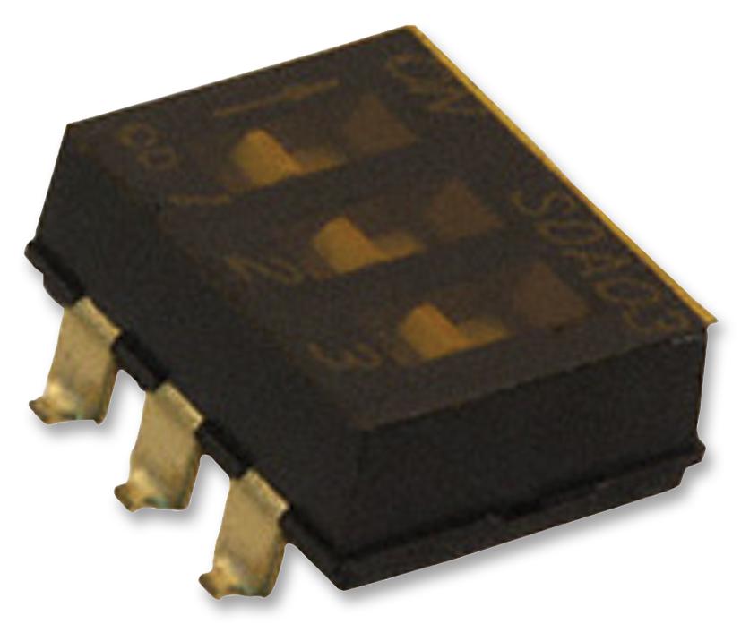 C&K Series Low Profile DIP Switch: SDA03H0SBR