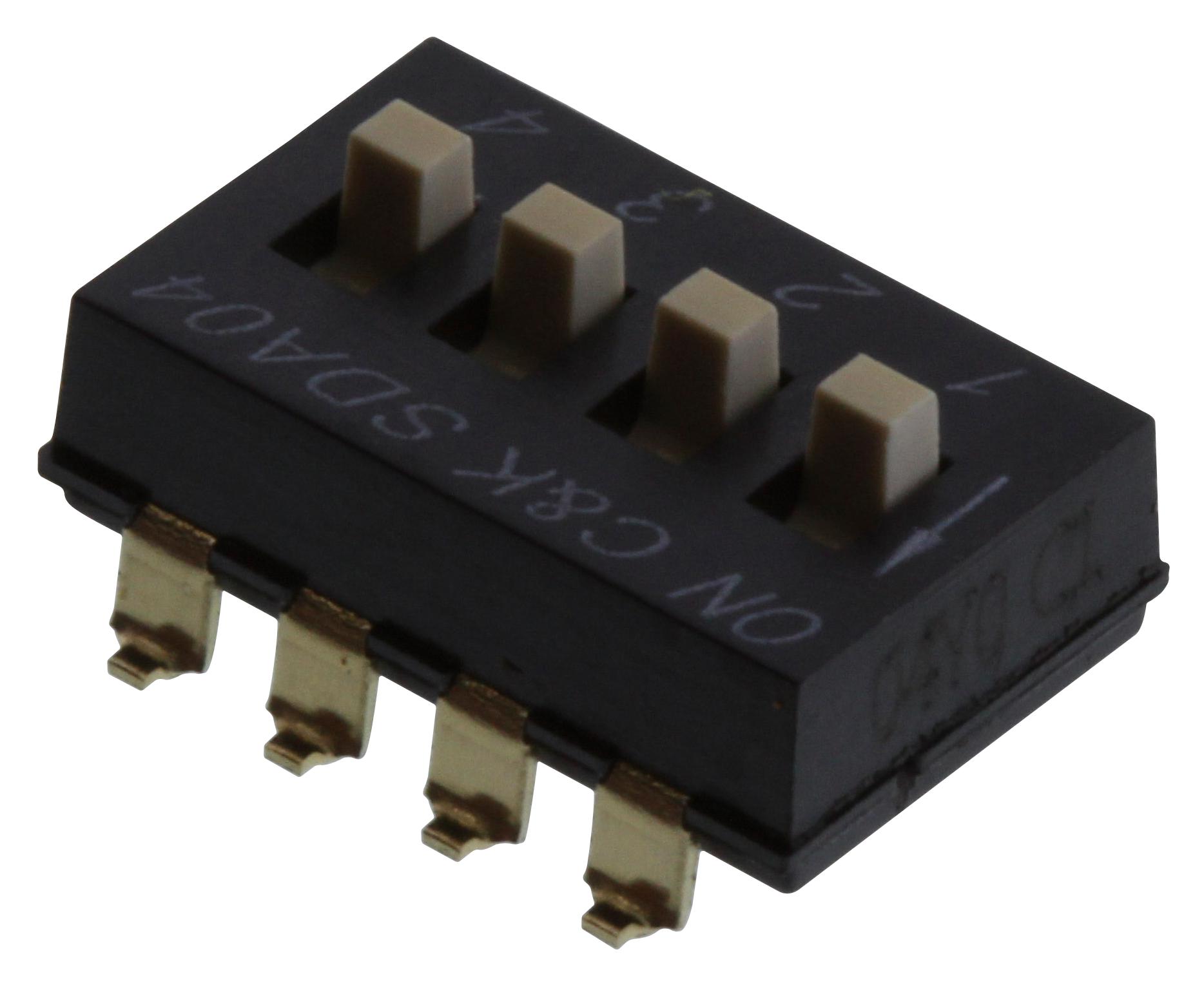 Buy C&K Low Profile DIP Switch Part Number SDA04H1SBD Online