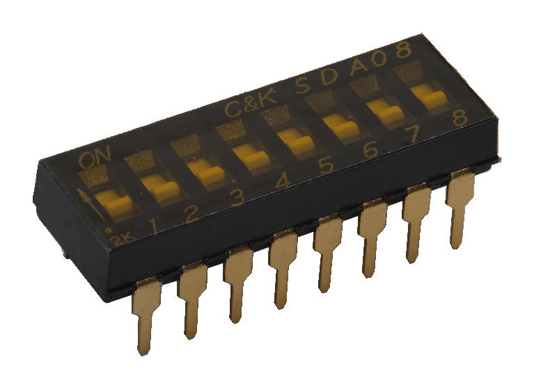 Buy C&K Low Profile DIP Switch Part Number SDA06H1SBD Online