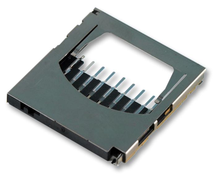 Multicomp Pro SDBMF-00915B0T2 – Reliable SD Memory Card Connector for Industrial Applications
