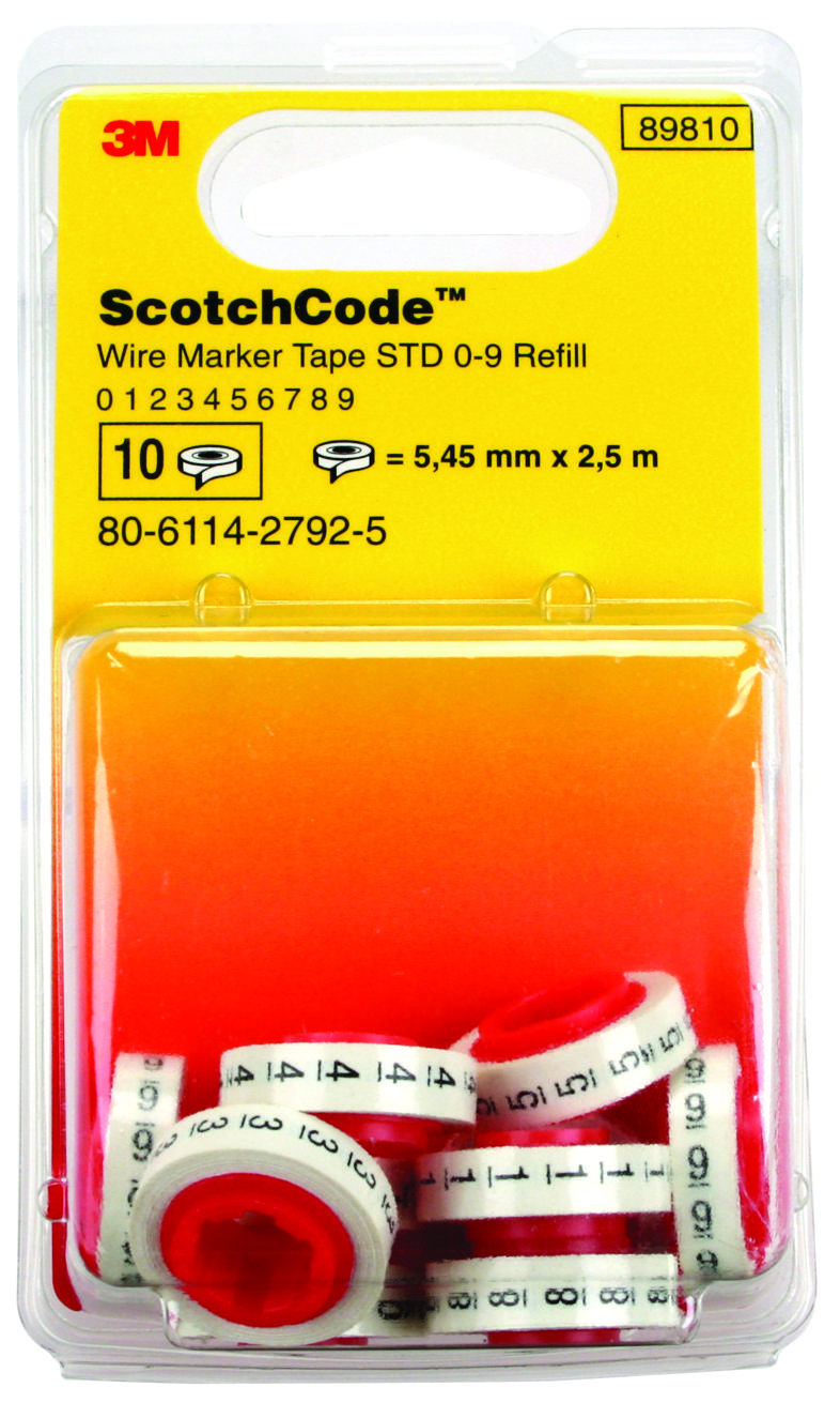 SDR-0-9 3M Wire Marking Tape Roll | myMectronic