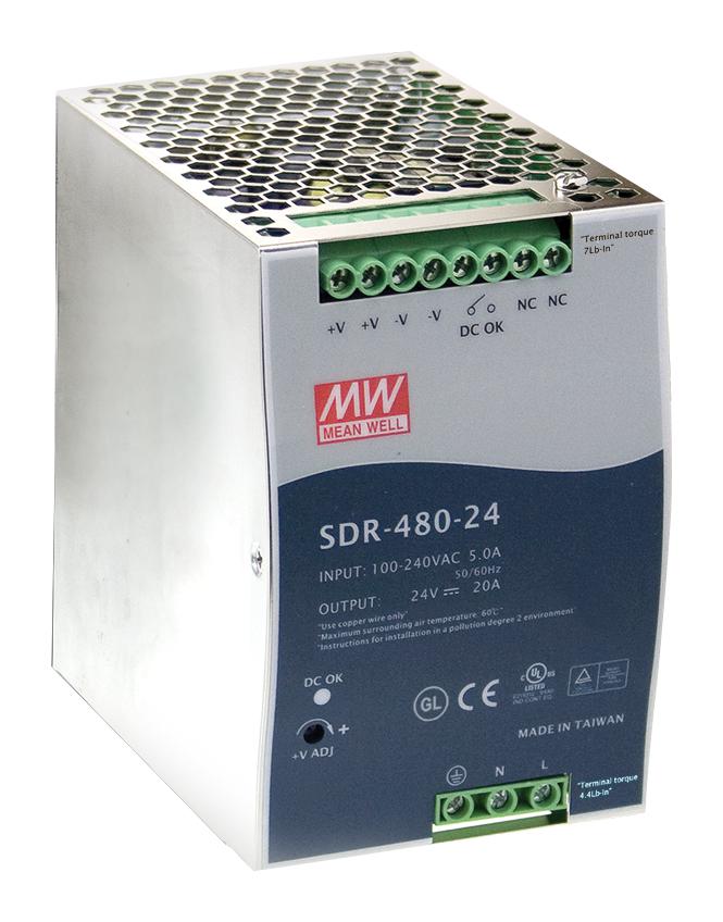 Mean Well Series SDR-480 48V Power Supply: SDR48048