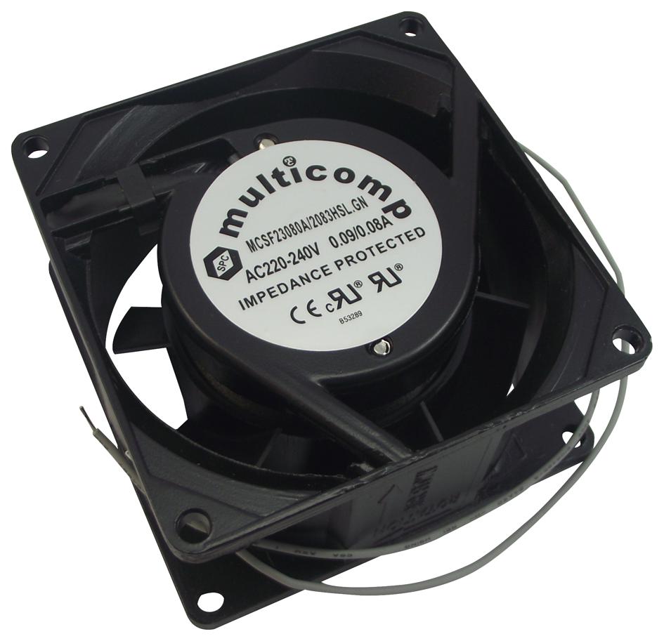 Multicomp SF28080N208SHSL – Reliable Axial Fan for Industrial Applications