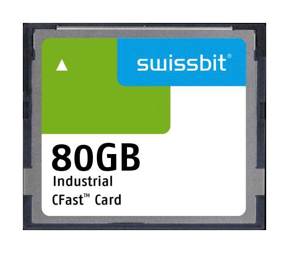 German Series Industrial CFast Card: SFCA080GH1AO1TOI8C21PSTD