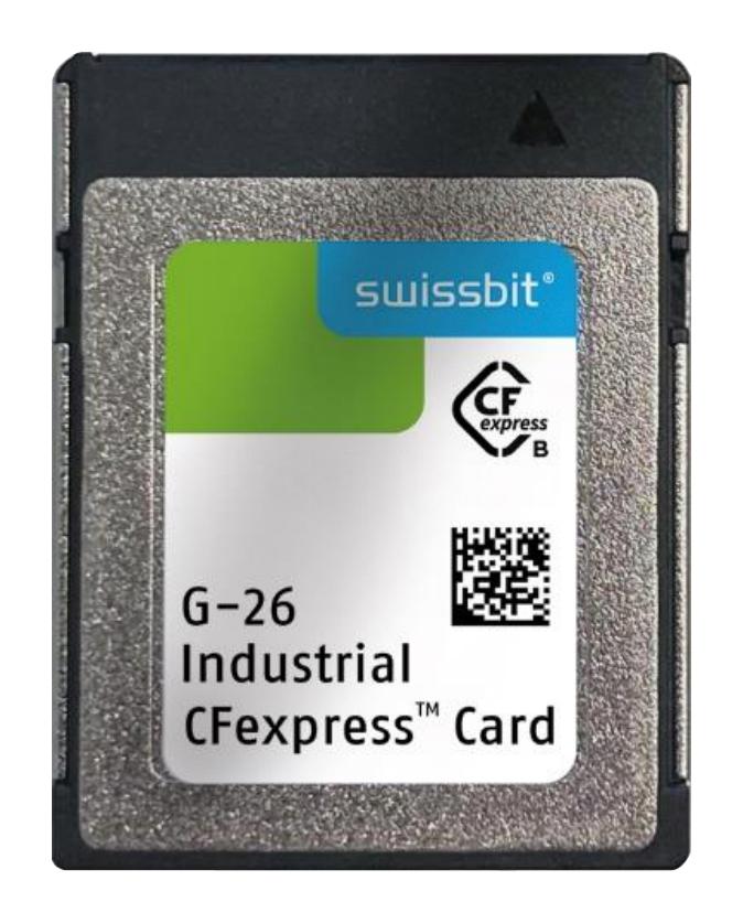 Germany Series CFexpress Card: SFCE040GW1EB4TOI5E11PSTD
