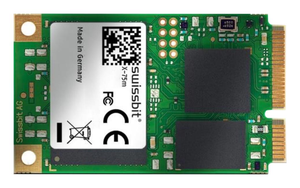Swissbit Series X-75m SATA SSD: SFSA120GU2AK2TOI6B236STD