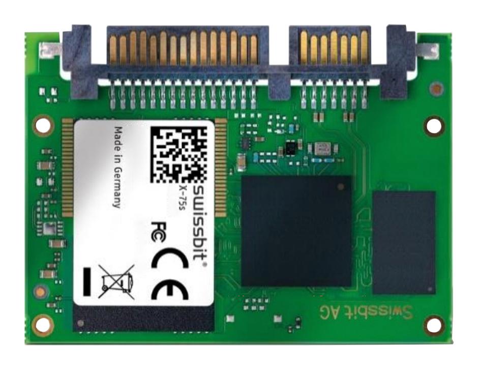 Swissbit Series X-75s SATA SSD: SFSA960GV2AK4TOI8C236STD