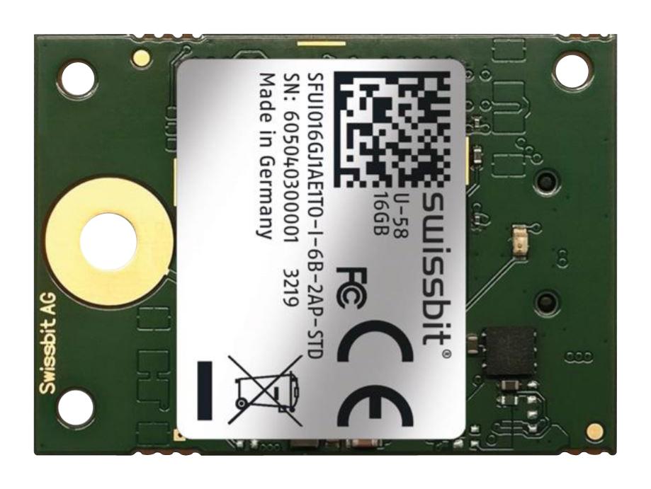 Industrial Storage Series USB Flash Drive: SFUI016GJ1AE1TOI6B2APSTD