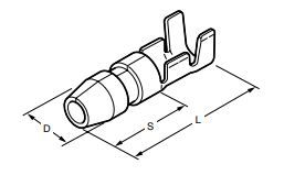 Buy JST Male Bullet Terminal Part Number SGM51T4 Online