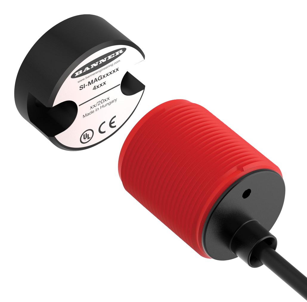 Banner Engineering SIMAGB3SMW30 – Reliable Magnetic Safety Interlock for Industrial Applications