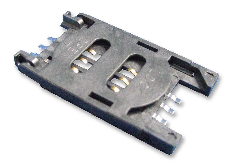 Multicomp Pro SIMMP-00601B201-G – Reliable Micro SIM Card Connector for Industrial Applications