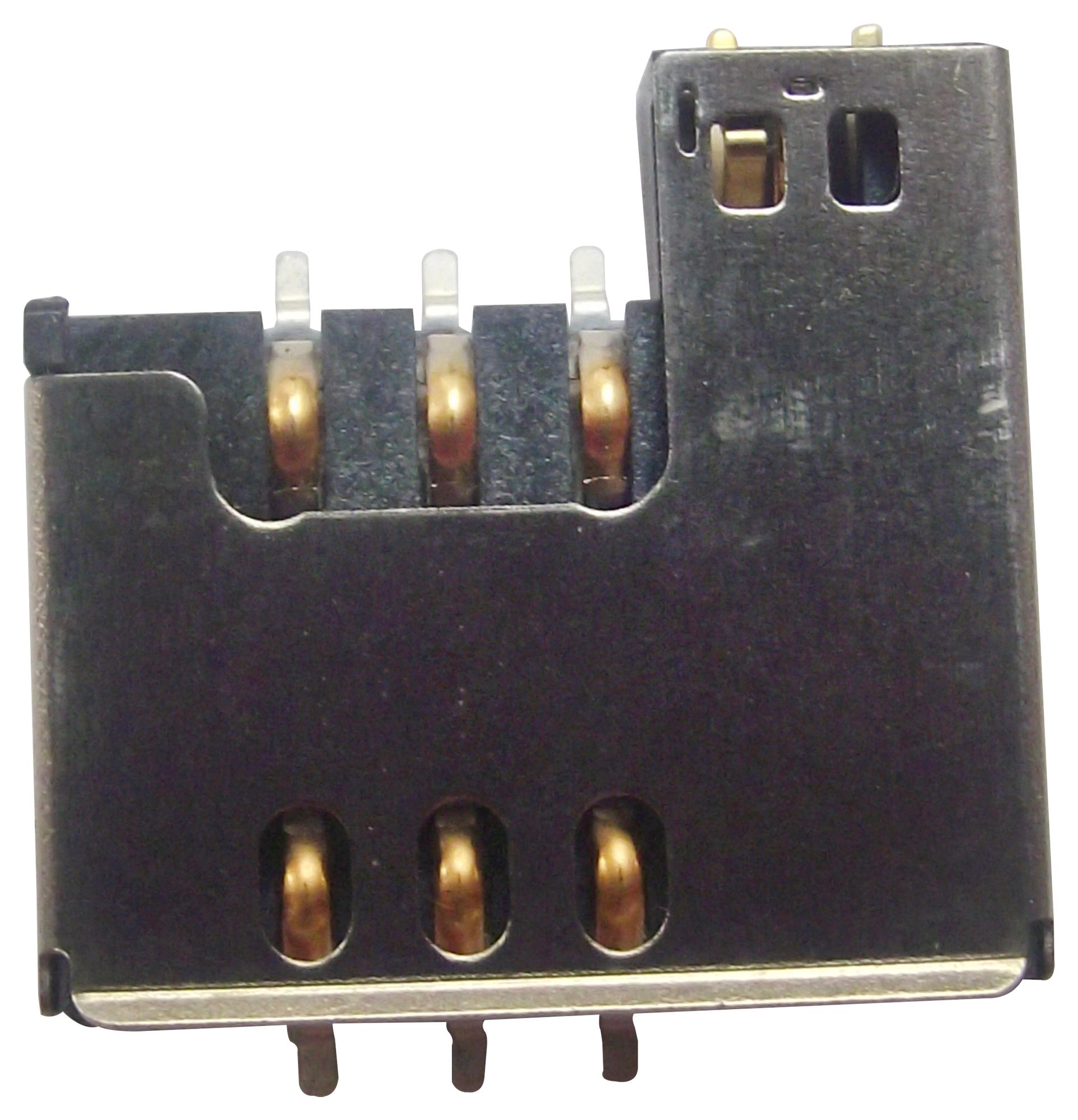 Multicomp Pro SIM Card Connector – Reliable 6-pin Switch for Industrial Applications