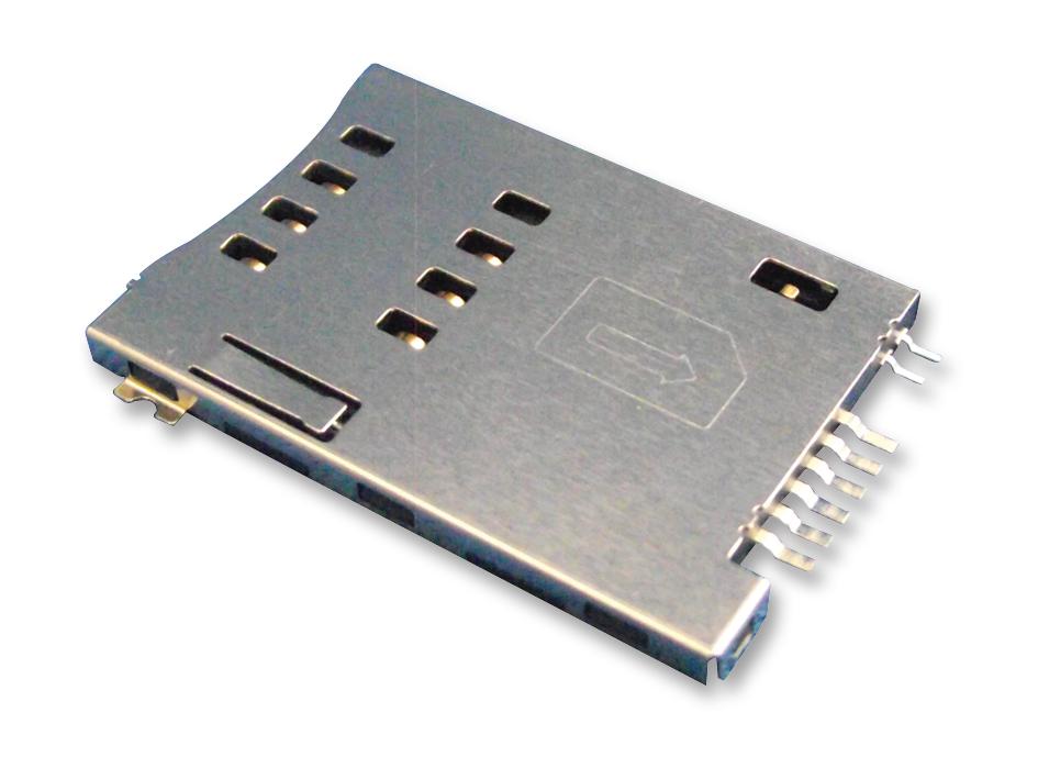 Multicomp SIMMP0605BTR2-0 – Reliable SIM Card Connector for Industrial Applications