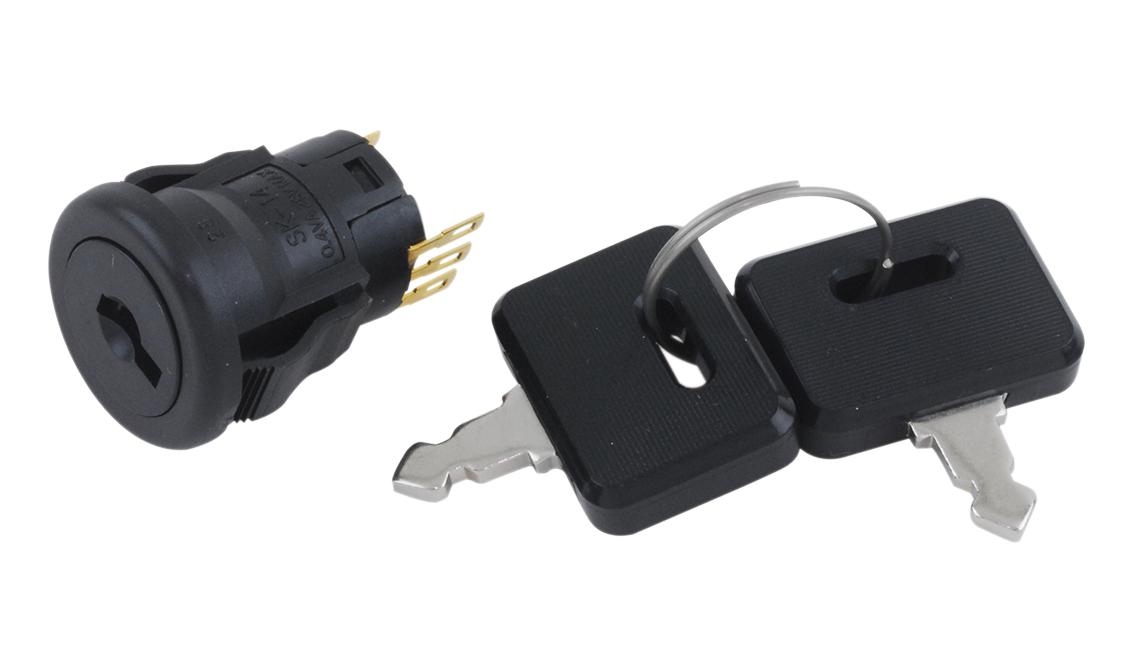 NKK Series SK Antistatic Snap-in Keylock: SK14DGMGO1