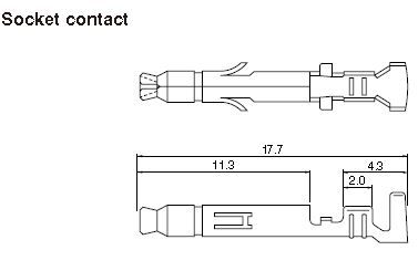 Buy JST Terminal Socket Part Number SLF41TP13E Online