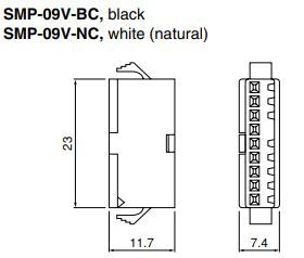Buy JST SM Series Connector Housing Part Number SMP09VBC Online