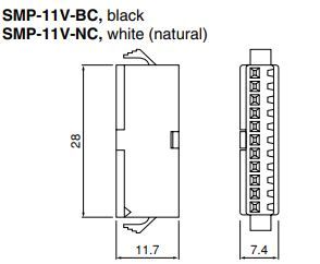 JST 11V2.50mm Panel Mount Connector – Reliable Electronic Housing for Industrial Applications