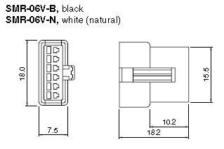 Buy JST SM Series Connector Part Number SMR06VB Online